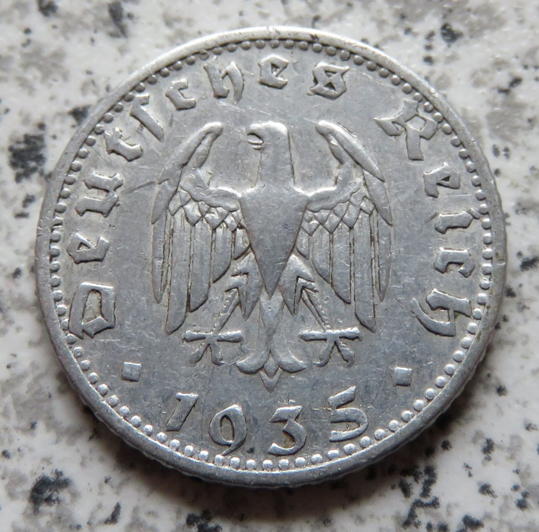  Drittes Reich 50 Pfennig 1935 D   