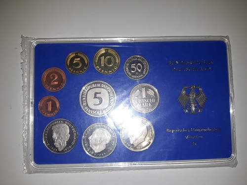 Deutschland offizieller KMS 1 Pfg - 5 DM 1981 D PP