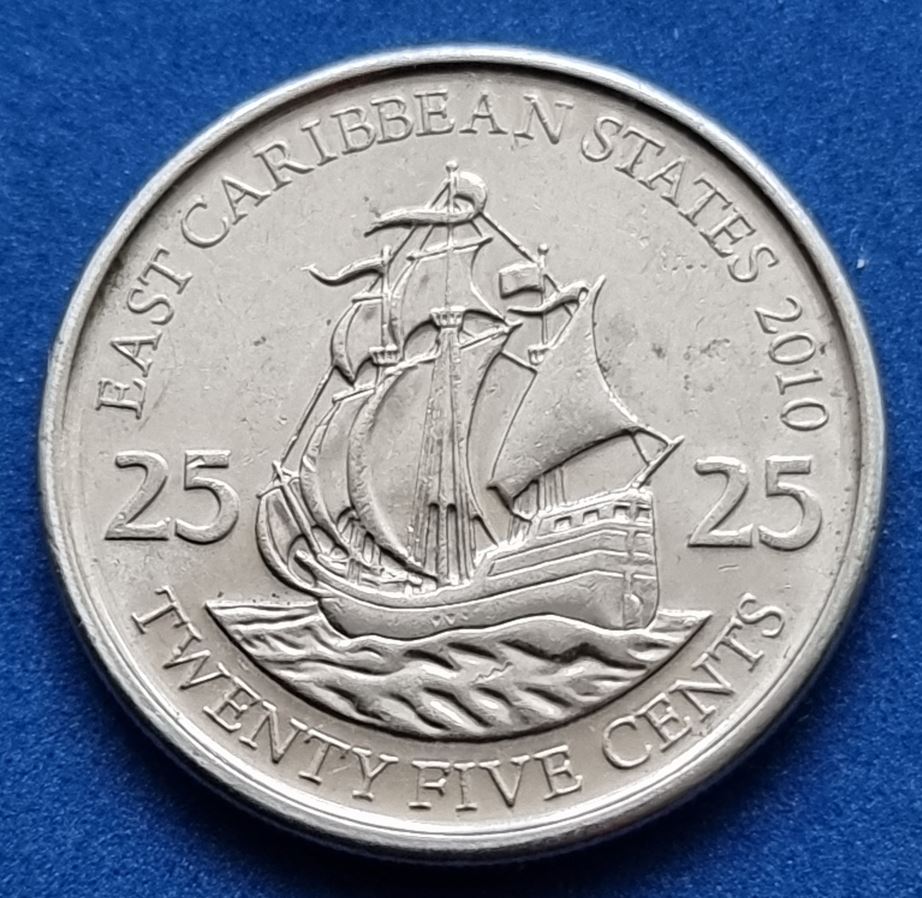 15173(1) 25 Cents (Niederländische Antillen) 2010 in vz ........................... von Berlin_coins