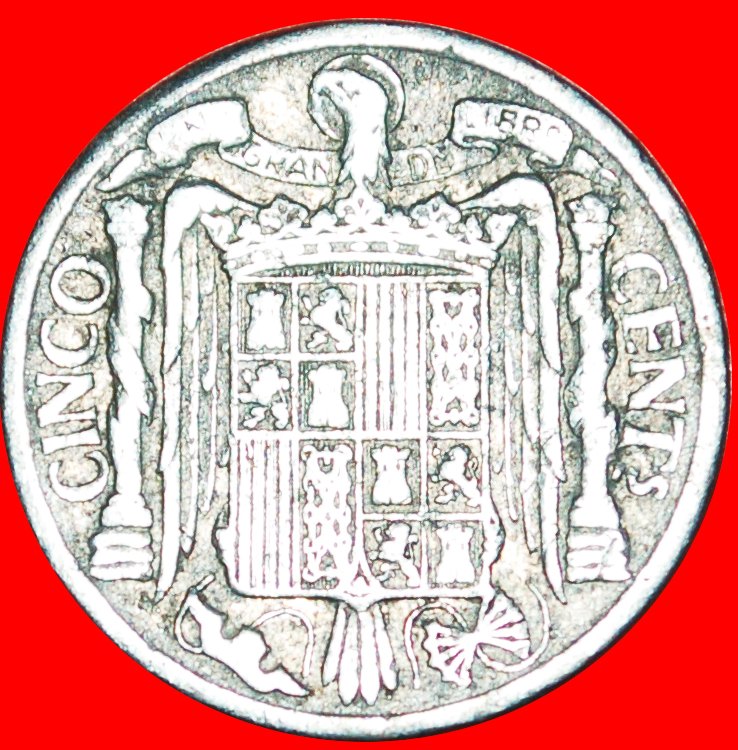  * IBERISCHER REITER: SPANIEN ★ 5 CENTAVOS 1940! UNGEWÖHNLICH! ★OHNE VORBEHALT!   