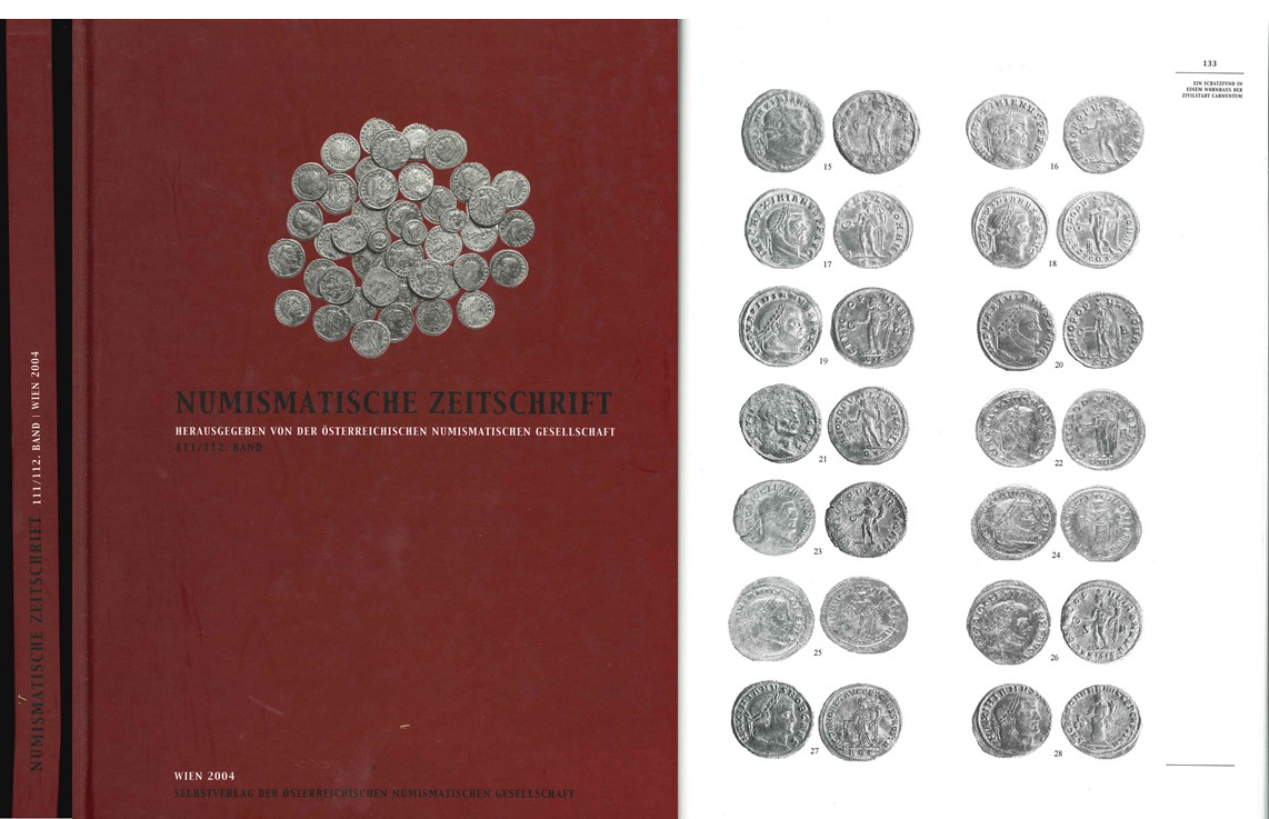  Numismatische Zeitschrift; Band 111/112; Wien 2004, Österreichischen Numismatischen Gesellschaft   