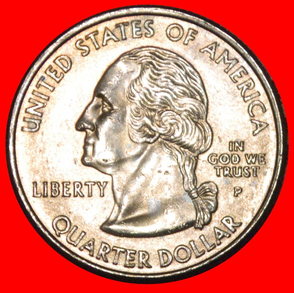  * BUNDESSTAAT 1788: USA ★ 1/4 DOLLAR 2000P! STG STEMPELGLANZ WASHINGTON (1789-1797)! OHNE VORBEHALT!   