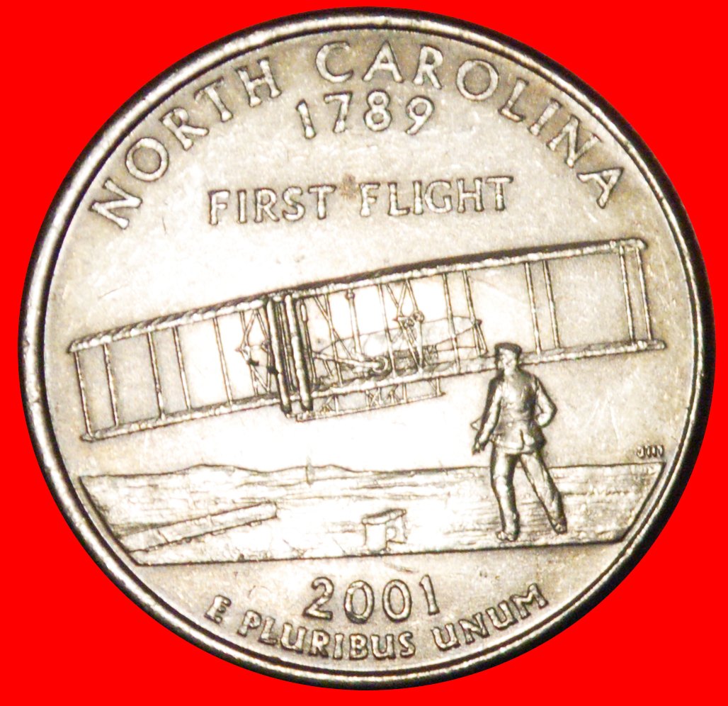 * FLUGZEUG 1789: USA ★ 1/4 DOLLAR 2000P WASHINGTON (1789-1797)! STG STEMPELGLANZ! OHNE VORBEHALT!