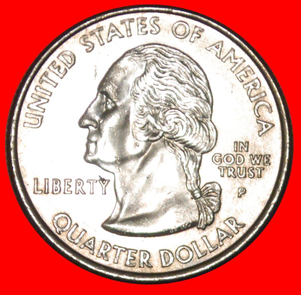  * SHIP 1790: USA ★ 1/4 DOLLAR 2001P UNC MINT LUSTER! WASHINGTON (1789-1797) LOW START ★ NO RESERVE!   