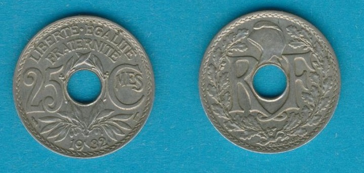  Frankreich 25 Centimes 1932   