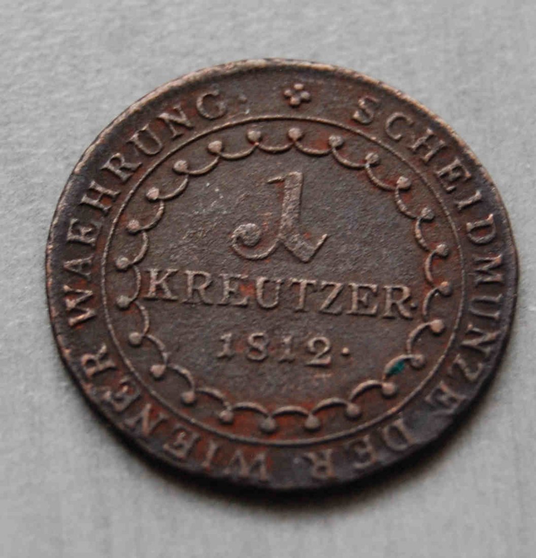  1 Kreuzer 1812 Habsburg   