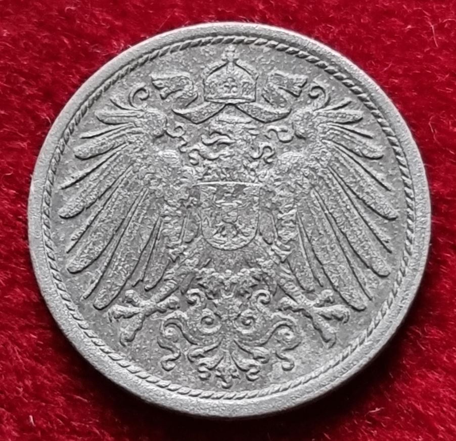  4507(10) 10 Zink-Pfennig (Deutschland) 1918 in ss-vz .............................. von Berlin_coins   