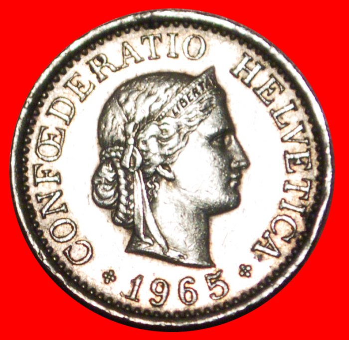 * LIBERTY (1879-2022): SWITZERLAND ★ 10 RAPPEN 1965B!★LOW START ★ NO RESERVE!