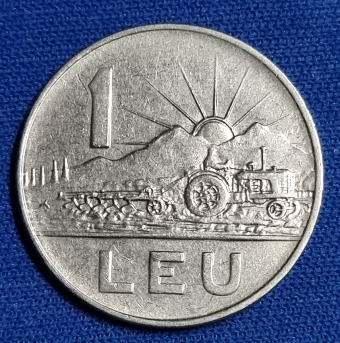 14246(3) 1 Leu (Rumänien / Traktor) 1966 in vz .................................... von Berlin_coins