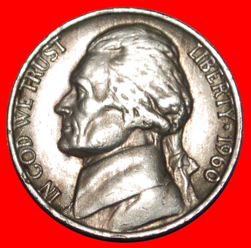 * UNPUBLISHED: USA ★ 5 CENTS 1960! JEFFERSON (1801-1809)★LOW START ★ NO RESERVE!
