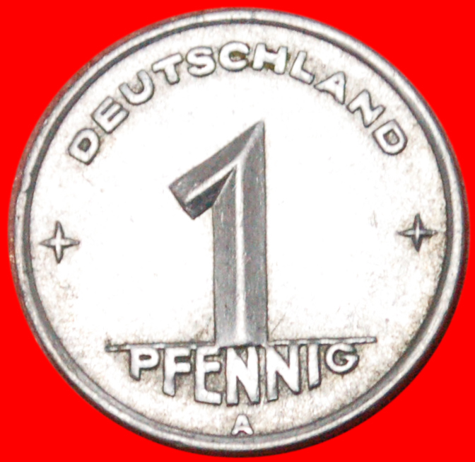  * STERNE ★ DEUTSCHLAND ★ 1 PFENNIG 1948A! OHNE VORBEHALT!   