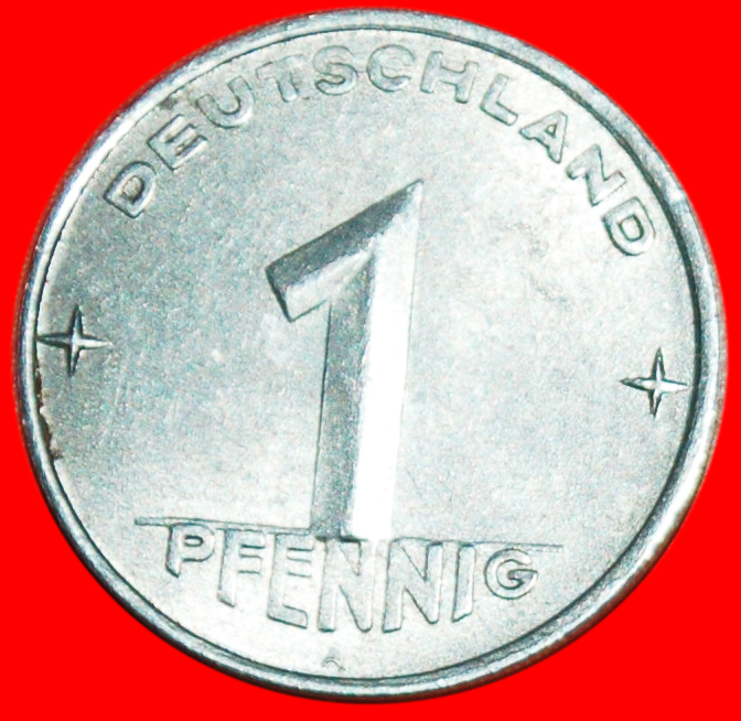 * HAMMER AND COMPASS★ GERMANY ★ 1 PFENNIG 1953A! LOW START★ NO RESERVE!