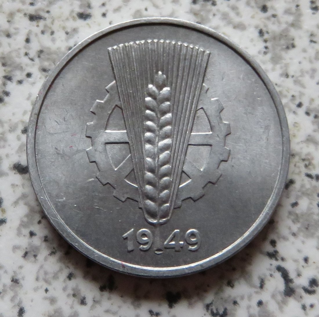  DDR 10 Pfennig 1949 A, deutlich besser   