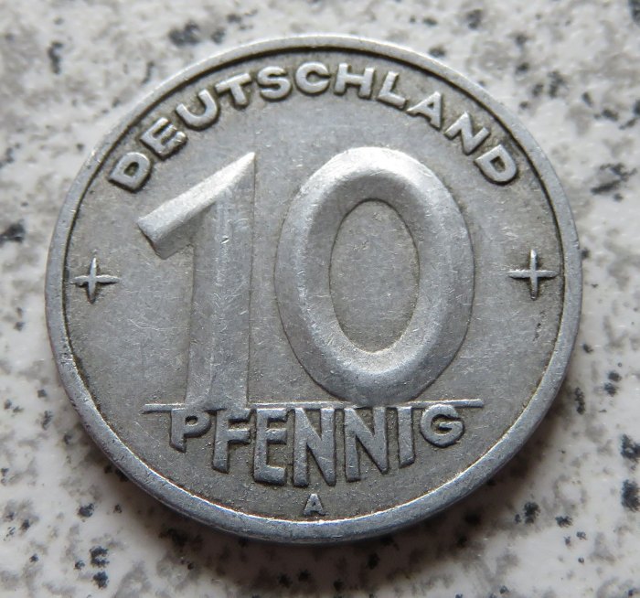  DDR 10 Pfennig 1949 A   