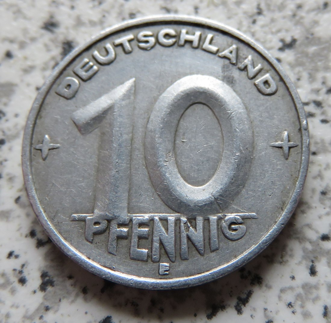  DDR 10 Pfennig 1950 E   