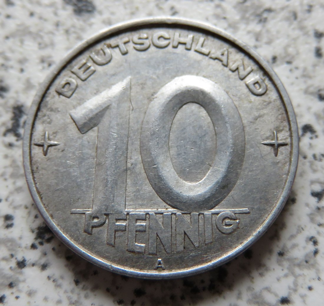  DDR 10 Pfennig 1952 A   
