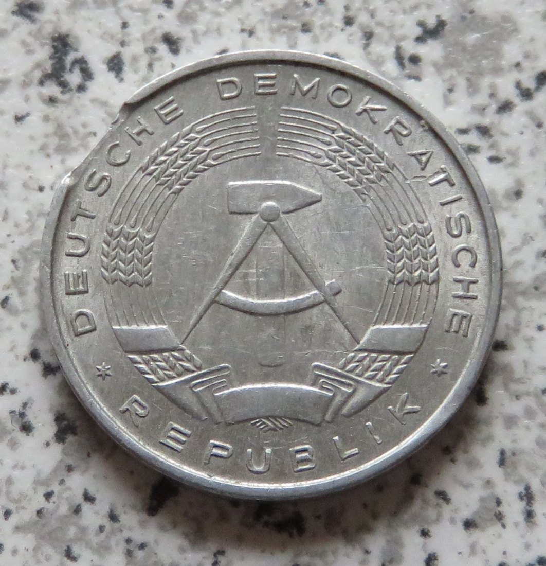  DDR 10 Pfennig 1968 A, Zainende   
