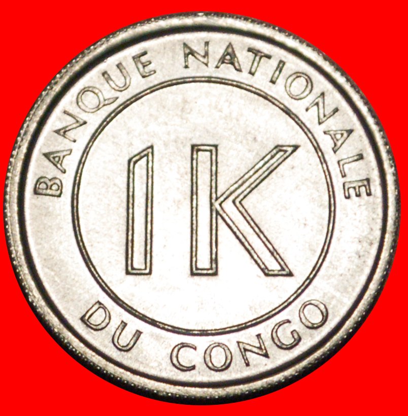  * GREAT BRITAIN: DEMOCRATIC REPUBLIC CONGO ★ 1 LIKUTA 1967 UNC MINT LUSTRE! LOW START★ NO RESERVE!!!   