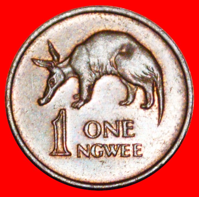  * GREAT BRITAIN (1982-1983: ZAMBIA ★ 1 NGWEE 1983 ANTEATER!★LOW START★ NO RESERVE!!!   