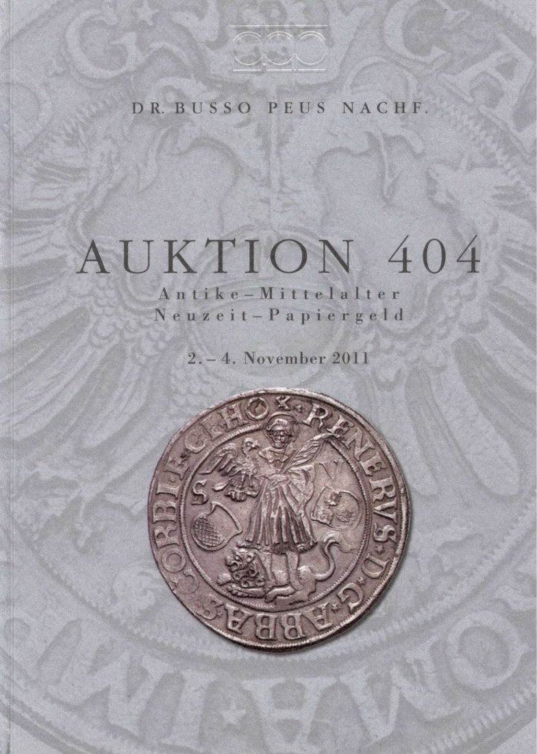 Busso Peus (Frankfurt) Auktion 404 (2011) Antike bes. Magna Graecia, Persien /Slg PERSIJN Papiergeld