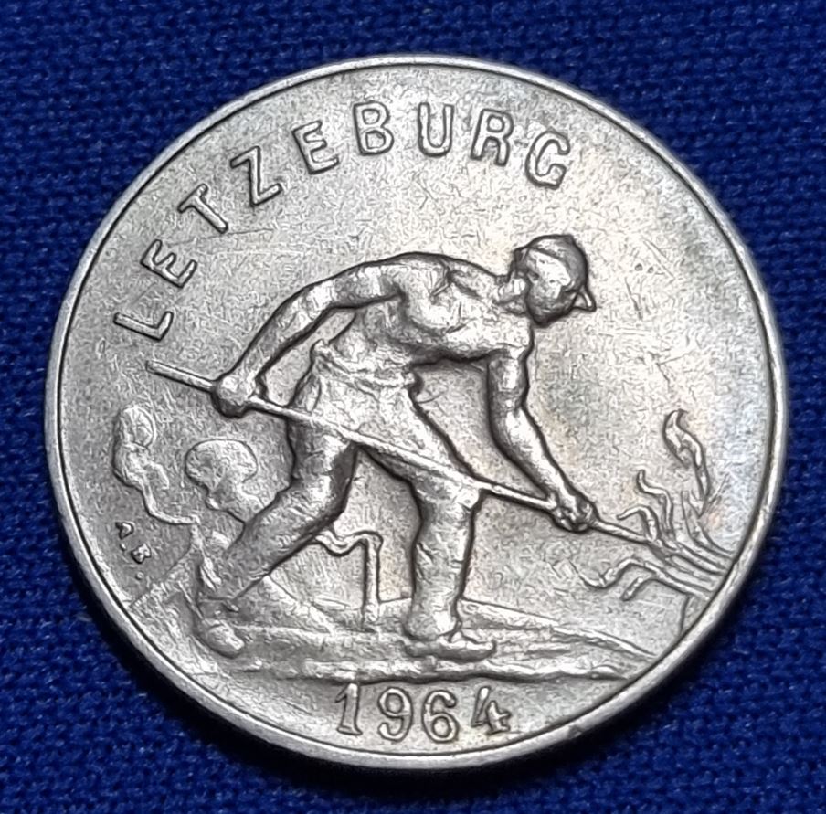  5126(1) 1 Franc (Luxemburg) 1964 in ss-vz ......................................... von Berlin_coins   