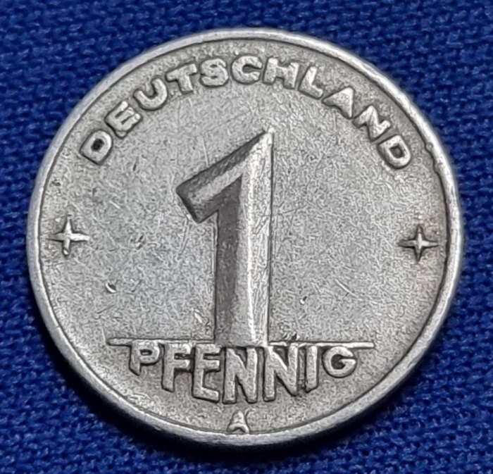 908(5) 1 Pfennig (DDR) 1948/A in ss ............................................... von Berlin_coins