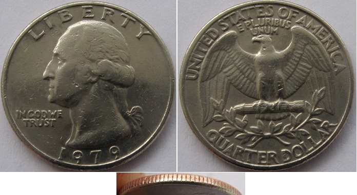  1979, ¼ Dollar - Washington Quarter   