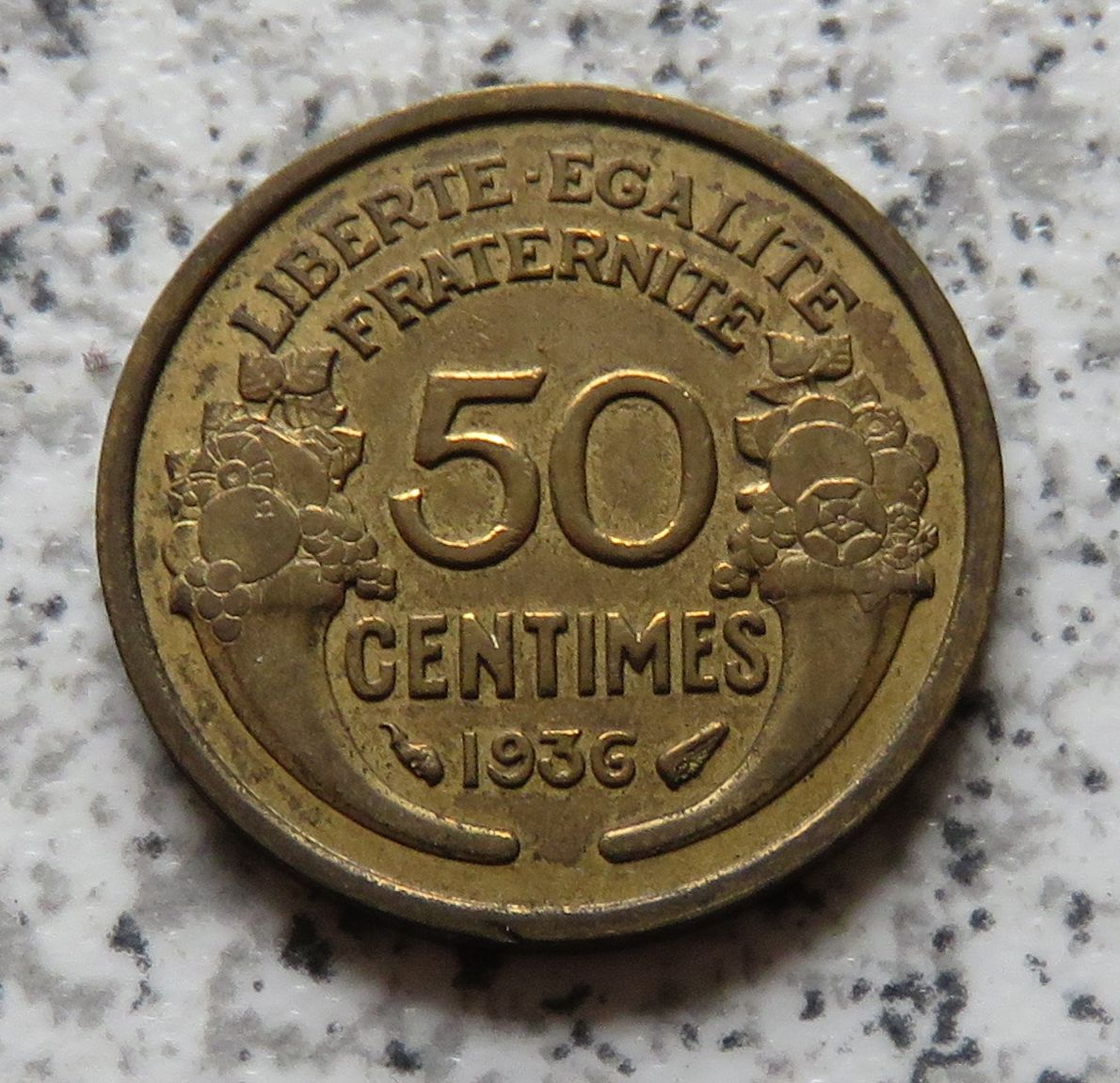  Frankreich 50 Centimes 1936   