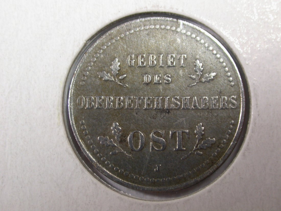  F05  Oberbefehlshaber Ost  1 Kopeke 1916 J in ss-vz  Originalbilder   
