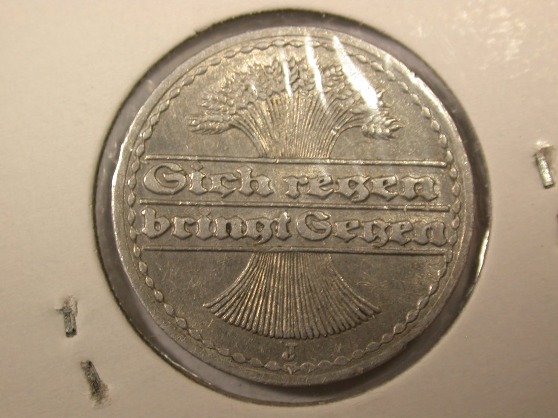  F05  Weimar  50 Pfennig  1922 J in vz  Originalbilder   