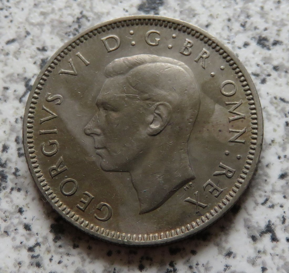  Großbritannien 1 Shilling 1948, Englisch (2)   