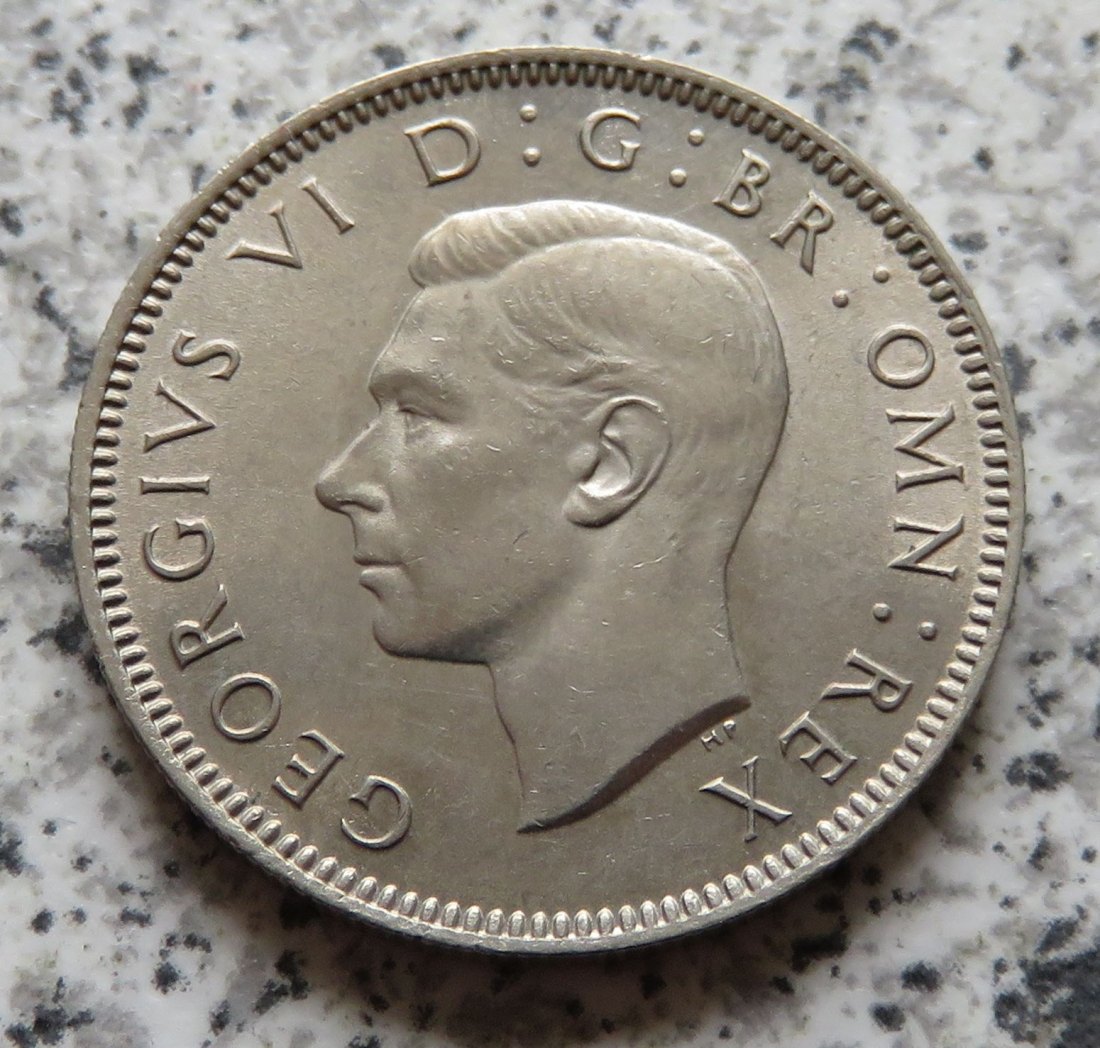  Großbritannien 1 Shilling 1948, Schottisch, Erhaltung   