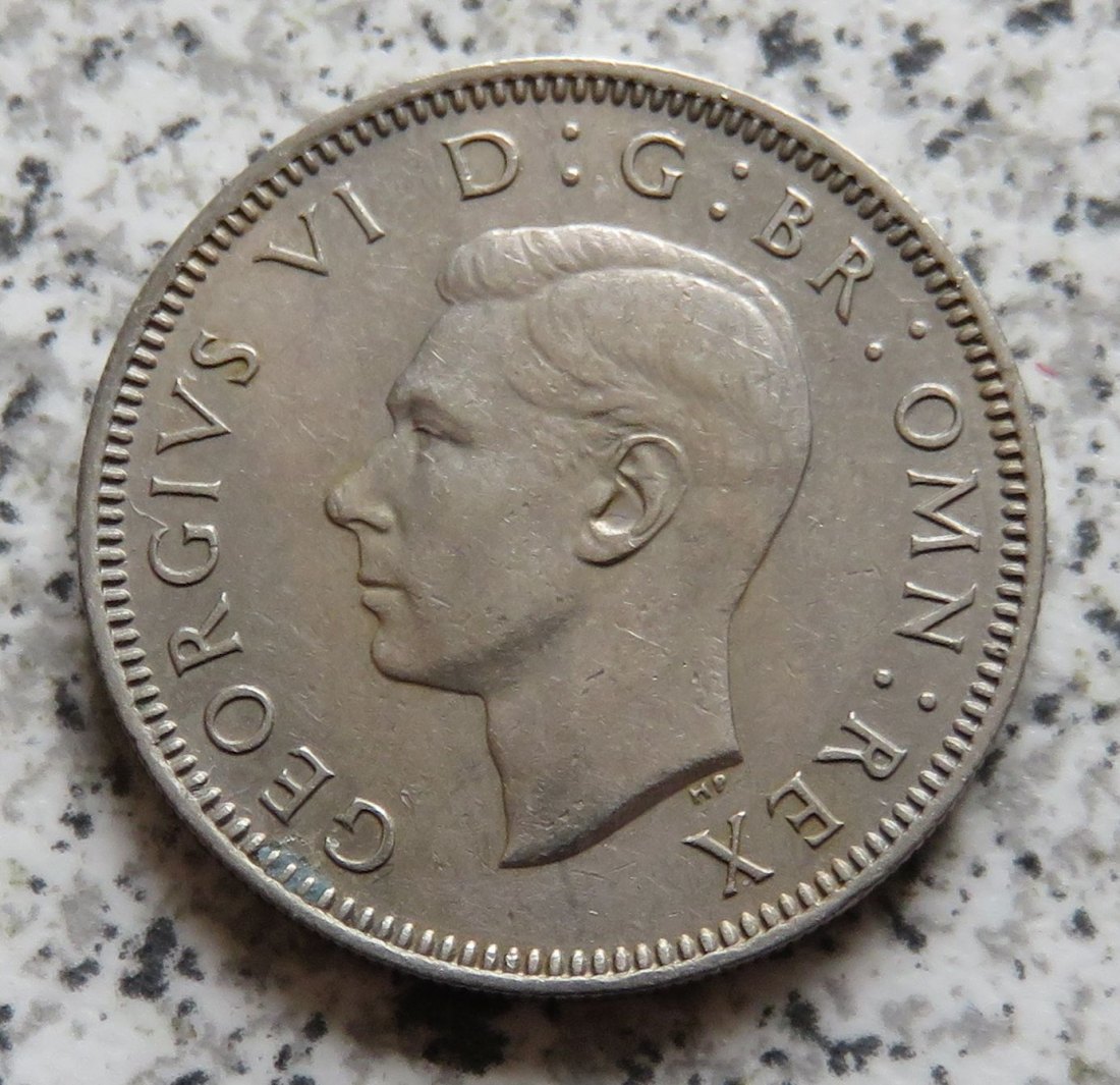  Großbritannien 1 Shilling 1950, Schottisch (2)   