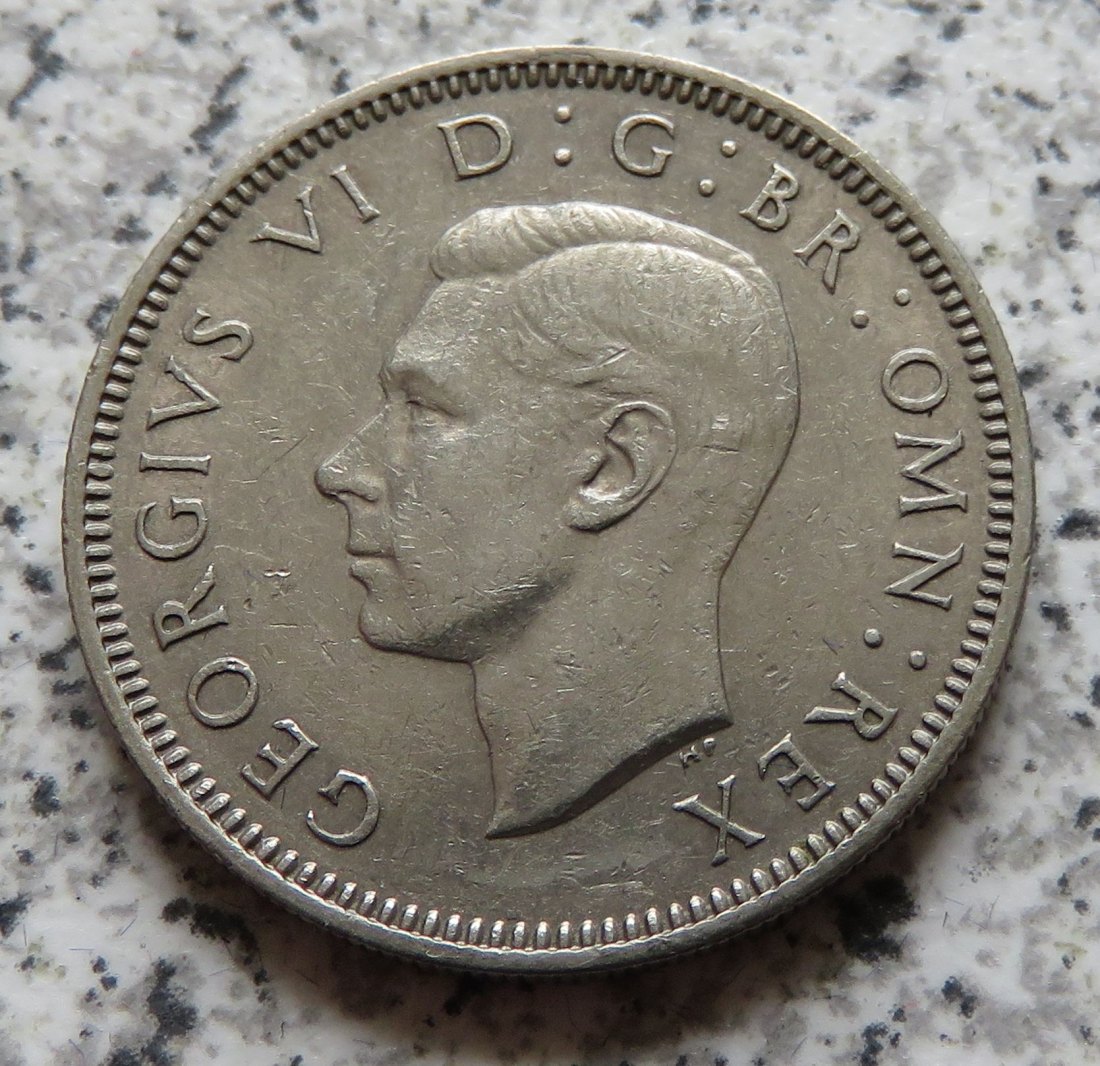  Großbritannien 1 Shilling 1950, Schottisch (4)   