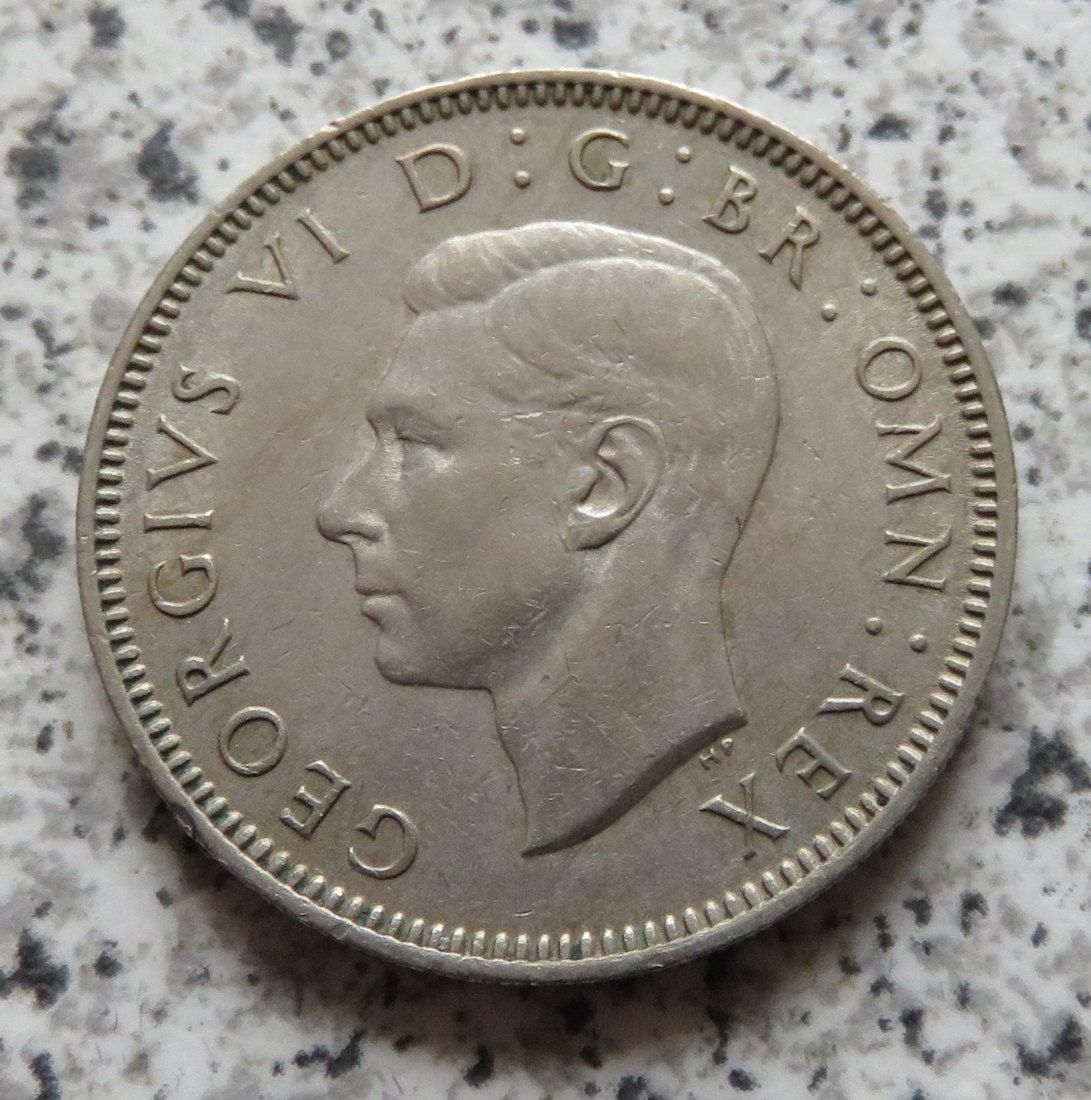  Großbritannien 1 Shilling 1951, Schottisch (2)   