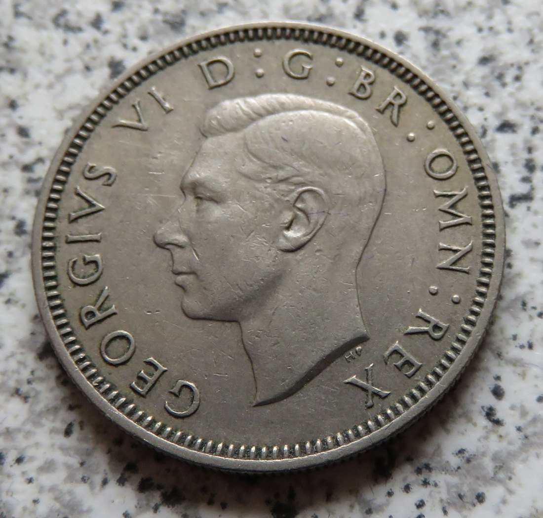  Großbritannien 1 Shilling 1951, Schottisch (3)   