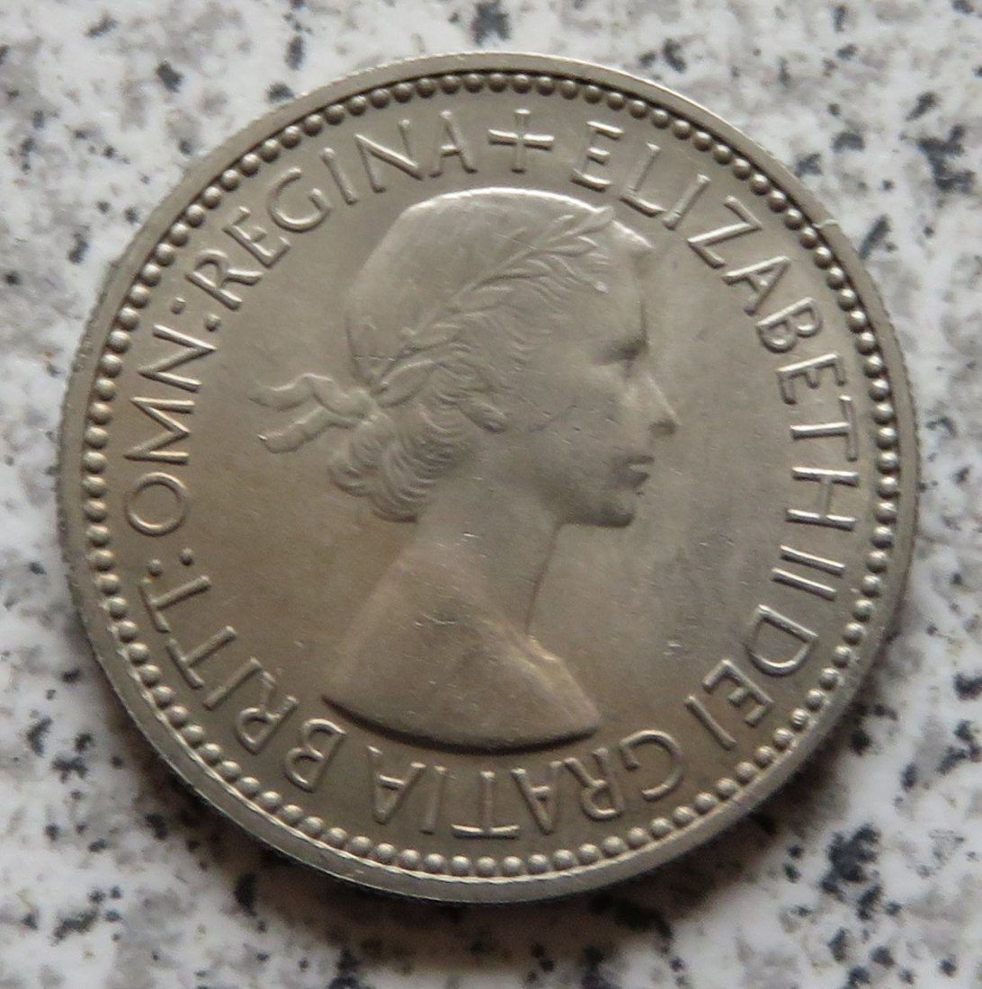  Großbritannien 1 Shilling 1953, Englisch, Erhaltung   