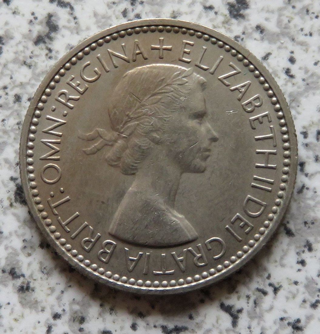  Großbritannien 1 Shilling 1953, Schottisch, Erhaltung (2)   