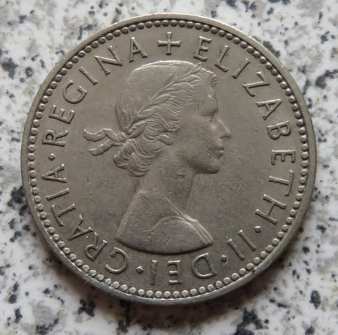  Großbritannien 1 Shilling 1955, Englisch   