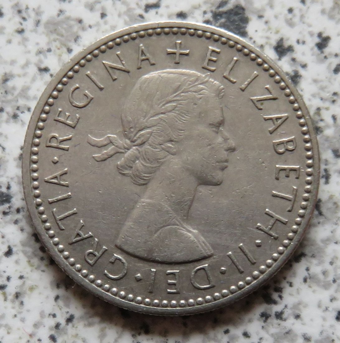  Großbritannien 1 Shilling 1956, Englisch   