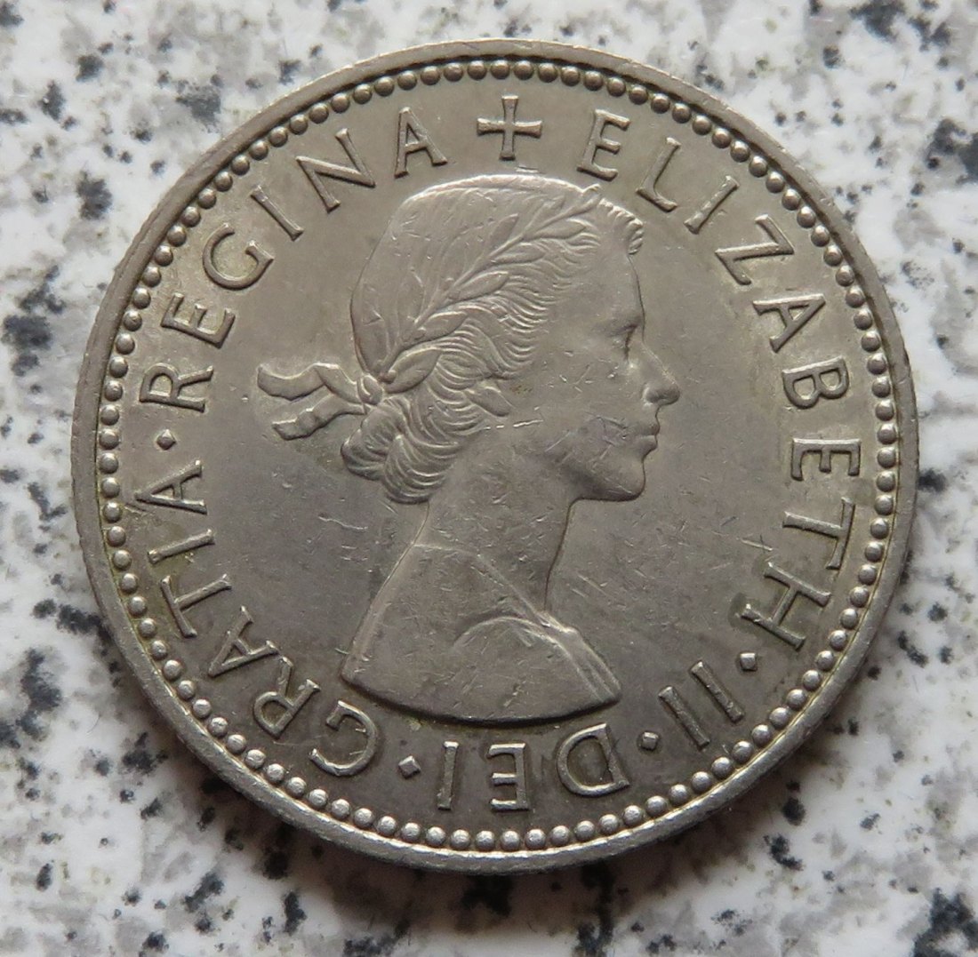  Großbritannien 1 Shilling 1957, Englisch (2)   