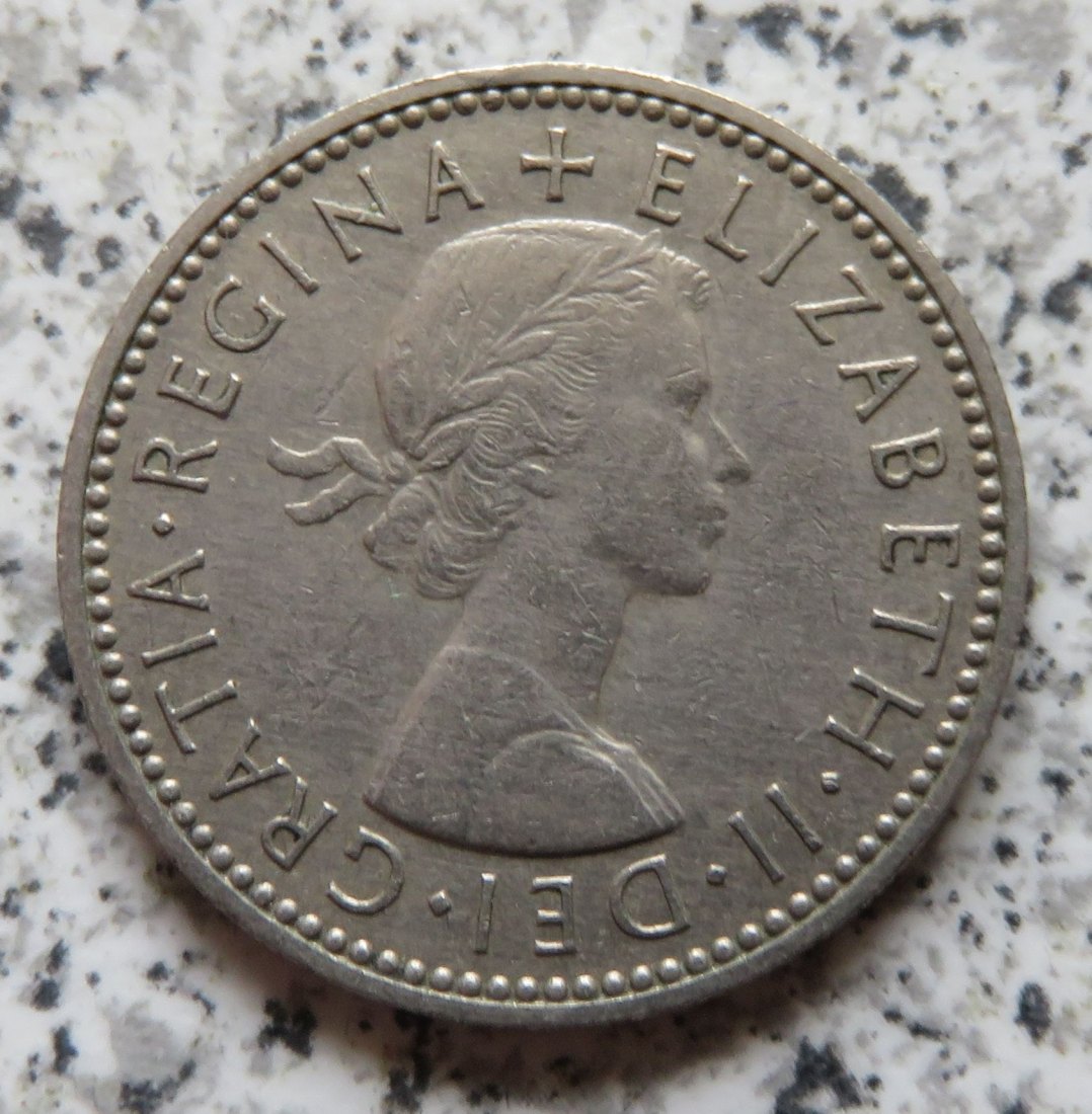  Großbritannien 1 Shilling 1957, Schottisch (3)   