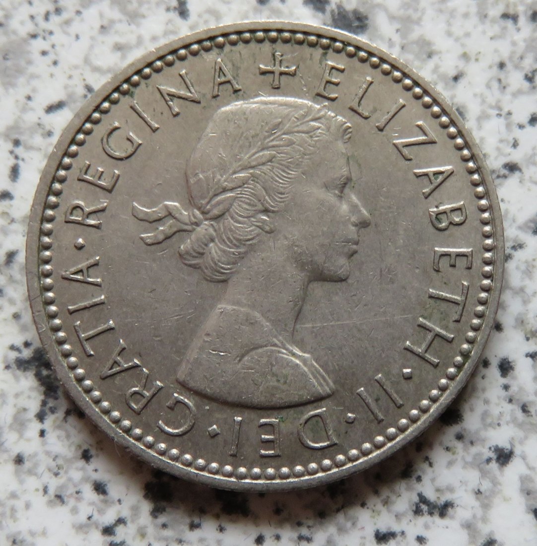  Großbritannien 1 Shilling 1958, Schottisch (3)   
