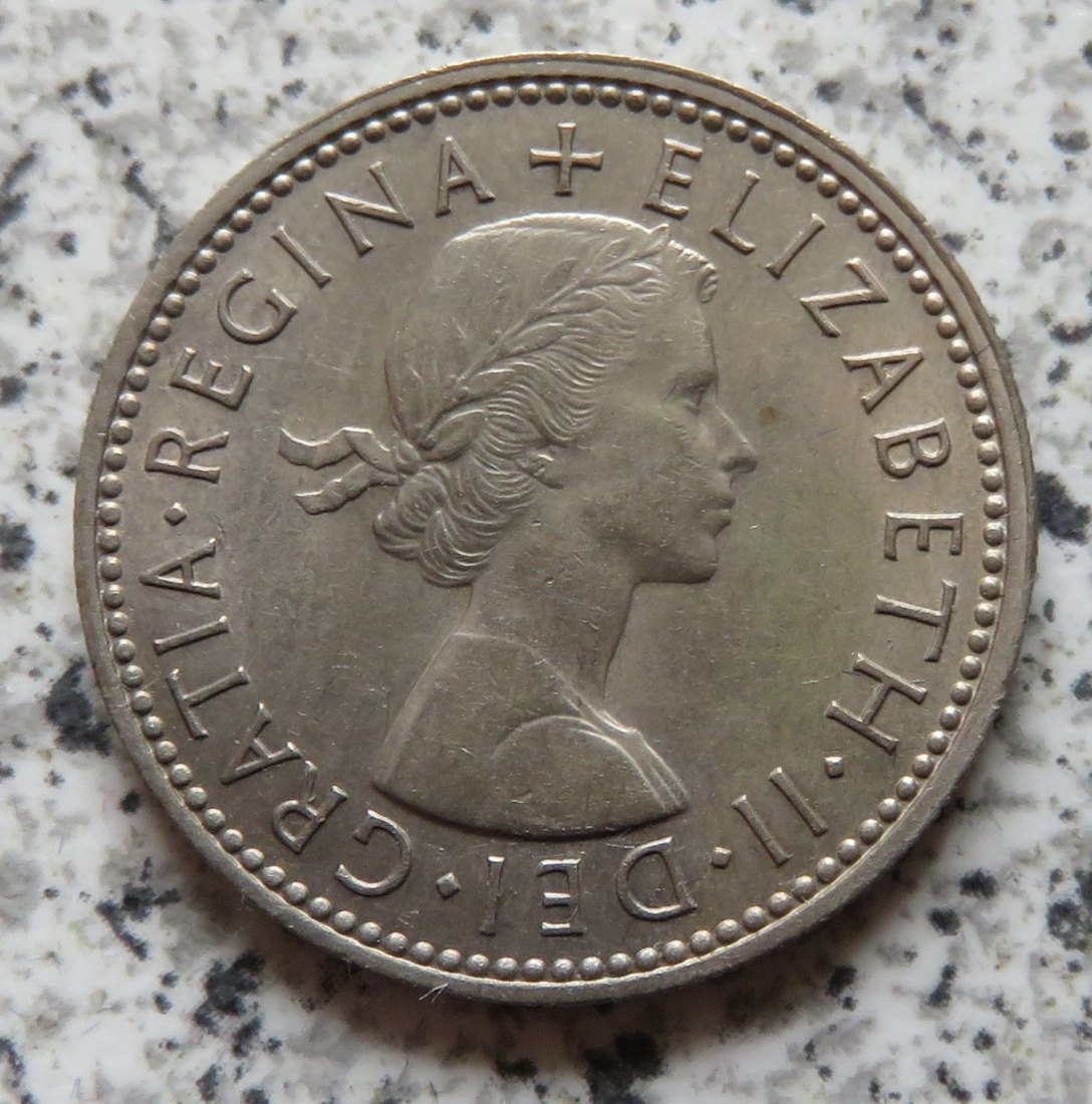  Großbritannien 1 Shilling 1961, Schottisch (2)   