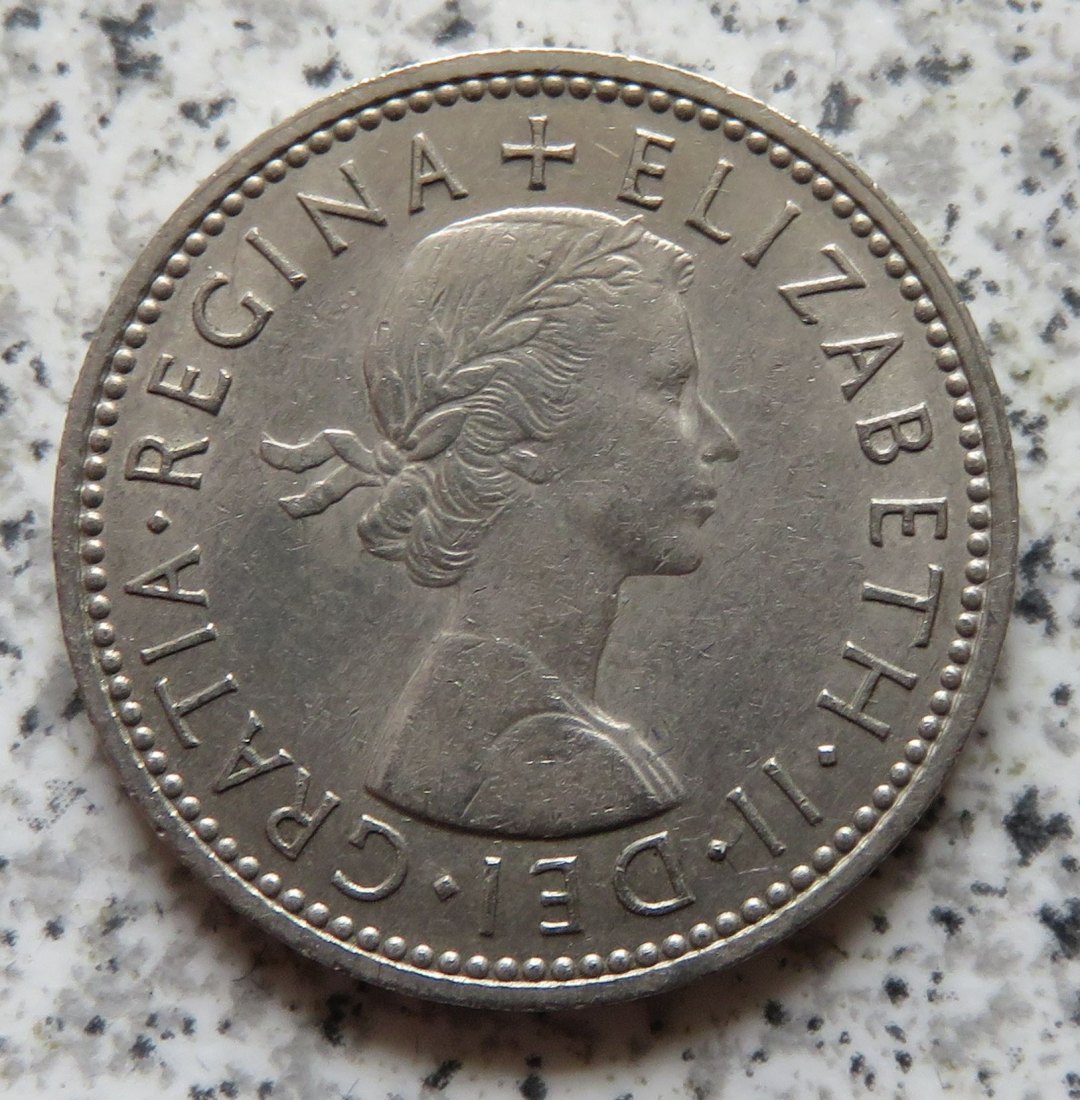  Großbritannien 1 Shilling 1962, Englisch (2)   