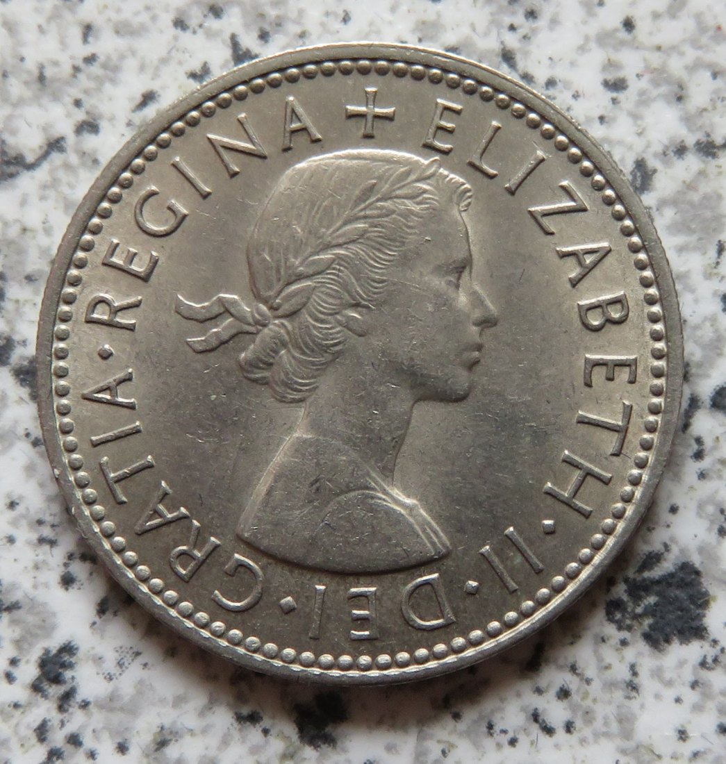 Großbritannien 1 Shilling 1962, Englisch, Erhaltung   