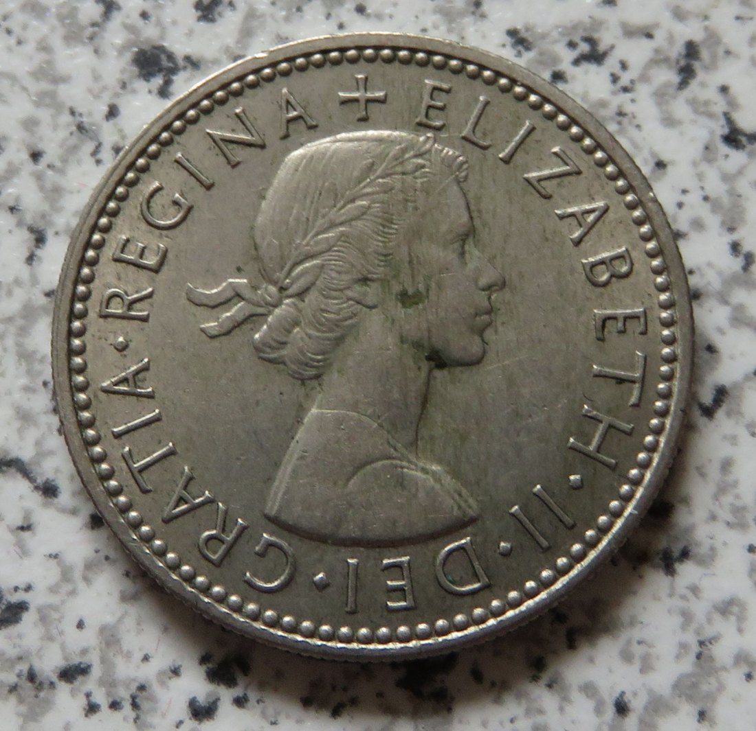  Großbritannien 1 Shilling 1963, Schottisch (4)   