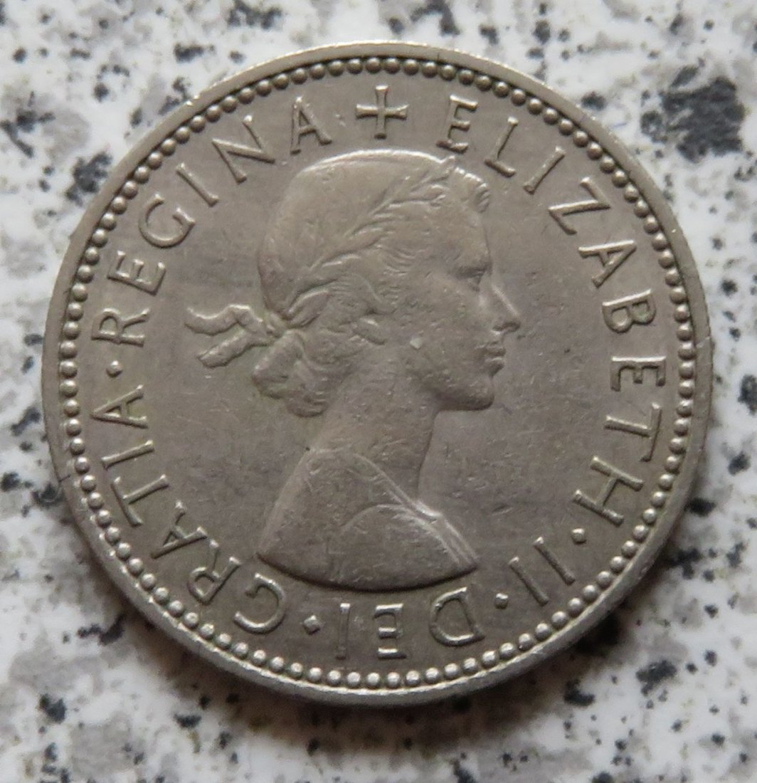  Großbritannien 1 Shilling 1964, Englisch   
