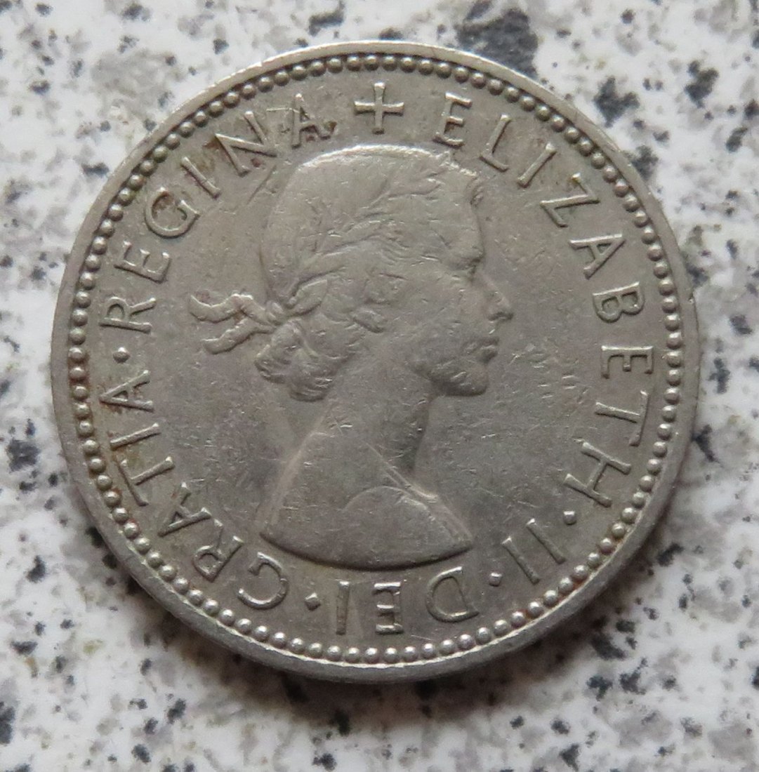  Großbritannien 1 Shilling 1964, Schottisch   