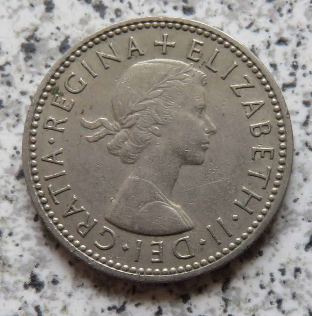 Großbritannien 1 Shilling 1964, Schottisch (2)   